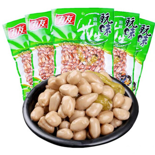 ถั่วลิสงดองพริก กับแกล้ม พร้อมทาน ( 有友 泡椒花生 ) ขนาด 100g ถั่วพร้อมทาน ถั่วดอง ถั่วลิสง ของว่าง ขนม