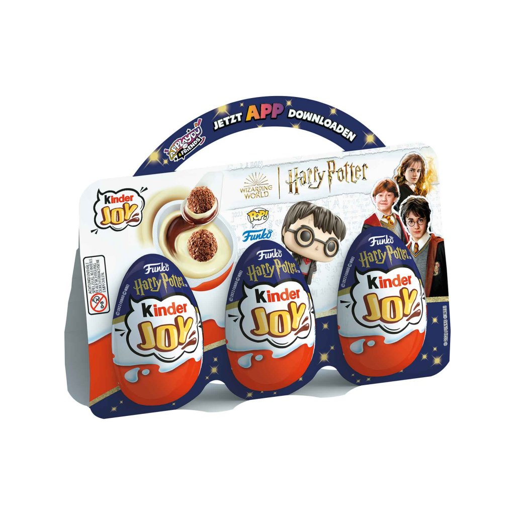 Kinder Joy Harry Potter น้ำหนัก 20 กรัม 1 แพ็ค มี 3 อัน EXP.30/10/23