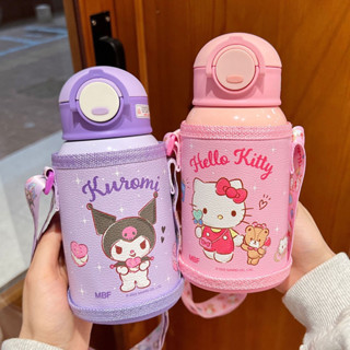 พร้อมส่ง!! กระติกน้ำเด็ก ขวดน้ำเด็ก กระบอกน้ำ พกพาไปโรงเรียนสะดวก วัสดุสแตนเลส 304 ราคาส่ง