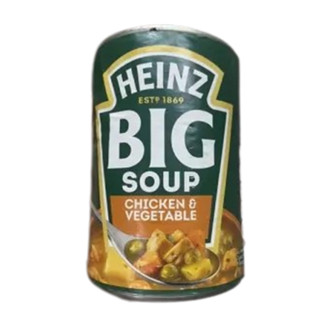 Heinz Big Soup Chicken &amp; Veg Vegetables ไฮนซ์ ซุป พร้อมทาน รส ไก่ &amp; ผัก น้ำสต๊อก ซุปกระป๋อง 400g