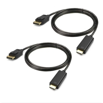 สายแปลง สัญญาณ Display  (จากคอมพิวเตอร์)  เป็นสัญญาณ HDMI (เป็นจอคอมหรือจอทีวี ที่มี ช่องสัญญาณ HDMI ) ความละเอียดสูง