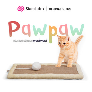 SiamLatex ที่ลับเล็บแมว ที่ฝนเล็บแมว กระดานลับเล็บแมว รุ่น PawPaw ช่วยลับเล็บน้องแมว คลายเครียด ป้องกันเฟอร์นิเจอร์เสียหาย ที่ลับเล็บแมว