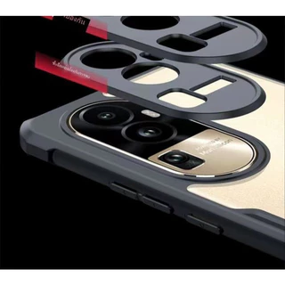 เคสขอบสี หลังใส สำหรับOppo Reno 10 Pro 10Pro Reno10Proplusเคสกันกระแทก Reno10Pro +