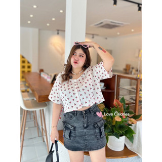 🔥Plussize🔥เสื้อคนอ้วน🔥 Freesize อก 40-52”