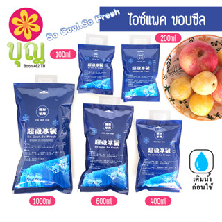ไอซ์แพค So Cool, So Fresh รุ่นขอบซีล ไอซ์เจล, เจลเก็บความเย็น, ถุงเก็บความเย็น/ Ice Pack, Ice Gel