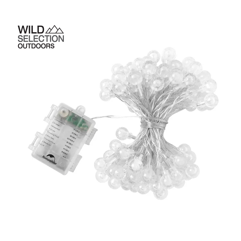 [พร้อมส่ง ] Naturehike ไฟเชอรี่ ไฟประดับ แคมป์ปื้ง [ แท้ประกันศูนย์] Ambient string lights CNH22DQ028