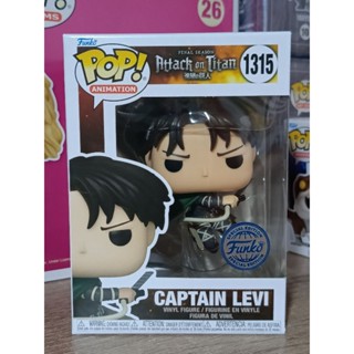 Funko Pop! : Attack on Titan - Captain Levi Ackerman [ กล่องสินค้า - 8/10 ]