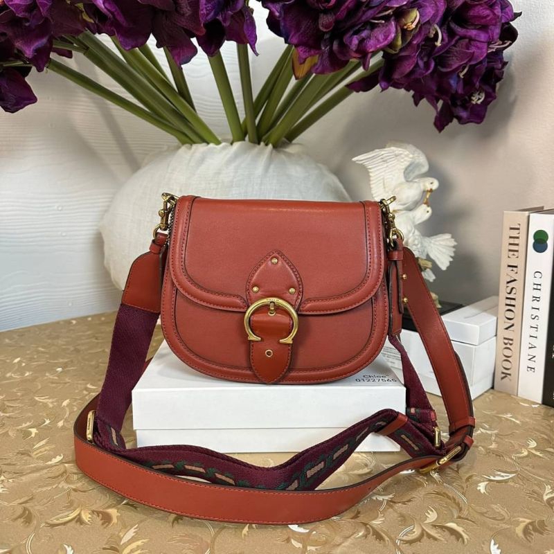 Coach Beat Saddle Bag Red Sand Colour: Red Sand(Coachc0749)