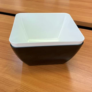 SB Melamine ชามสลัดสี่เหลี่ยมมุมมน สำหรับใส่เครื่องปรุง ผัก ขนาด 7.5, 9.5 นิ้ว B874