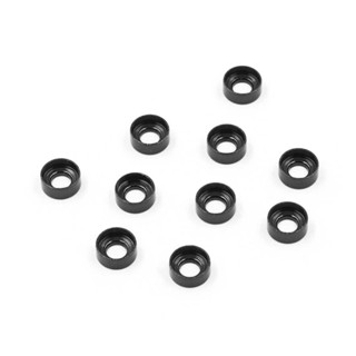 Yeah racing ALUMINUM M3 BUTTON HEAD COUNTERSUNK WASHER BLACK 10 PCS YA-0657BK