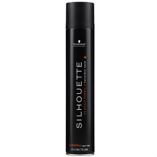 แท้/ถูก (สเปรย์ฝุ่น) Schwarzkopf Silhouette Hairspray Super Hold ชวาสคอฟ ซีลูเอทท์ ซุปเปอร์ โฮลด์ แฮร์สเปรย์ 500ml.