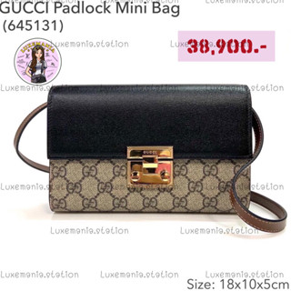 👜: New!! Gucci Padlock Mini Bag 645131‼️ก่อนกดสั่งรบกวนทักมาเช็คสต๊อคก่อนนะคะ‼️