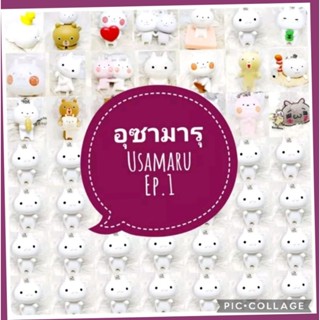 *พร้อมส่ง* ตุ๊กตา โมเดล ฟิกเกอร์ กาชาปอง อุซามารุ usamaru ชุดที่ 1 งานญี่ปุ่นแท้