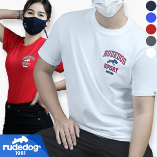 rudedog เสื้อยืดผู้ชาย เสื้อยืดผู้หญิง รุ่น Active ของแท้ 100% รู้ดด็อก