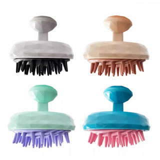 Scalp massagers หวีนวดผมผ่อนคลายหนังศรีษะ ลดผมพันกัน คละสี 1 ชิ้น ใช้ดี