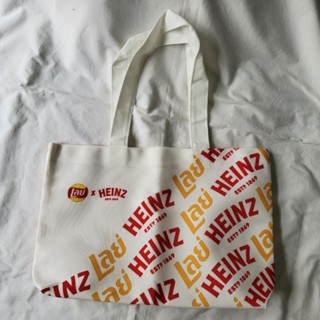 Lays × Heinz tote bag ถุงผ้าใส่ปิ่นโต ถุงผ้า ถุงกล่องข้าว lunchbox