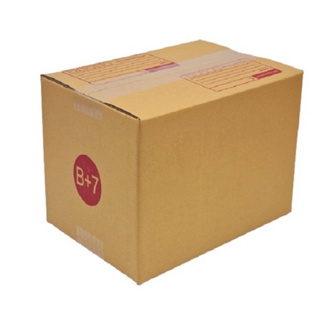 กล่องไปรษณีย์ กล่อง เบอร์ B+7( 17x25x16 cm.)  กล่องพัสดุ กล่องพัสดุฝาชน กล่องกระดาษ