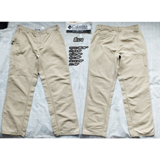 Columbia Mens Flex ROC™ Pants-สีเบจ ไซส์ 35-36"เดินป่า กันแดด และ UV ลำลอง(มือ2 สภาพ95%)