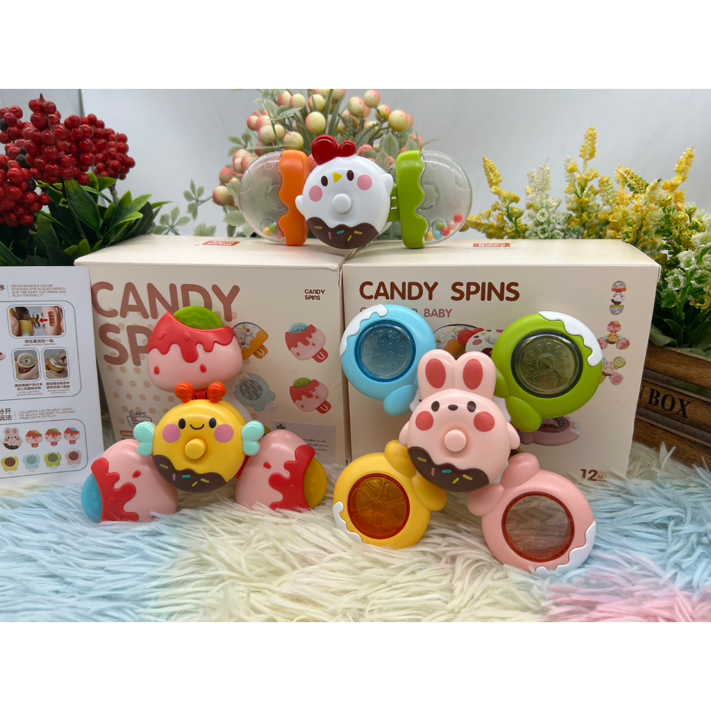 ของเล่น ของเล่นเด็ก สปินเนอร์ ของเล่นเด็กเล็ก ของเล่นติดรถ ของเล่นติดกระตก spinner spins bath toys ของเล่นเสริมพัฒนาการ ราคา ถูกที่สุด ดีลบีเคเค แกลเลอรีภาพที่ 5