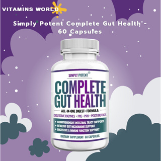 Simply Potent Complete Gut Health - 60 Capsules (V.3050)