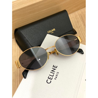 Link New Celine triomphe 01 in Gold