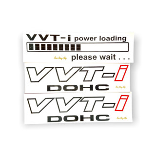 สติ๊กเกอร์ VVTi DOHC  + vvti power loading