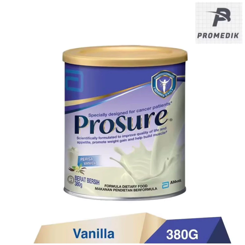 Prosure โปรชัวร์ กลิ่นวนิลา ชนิดผง 380 g (สินค้าผลิตจากมาเลเซีย)