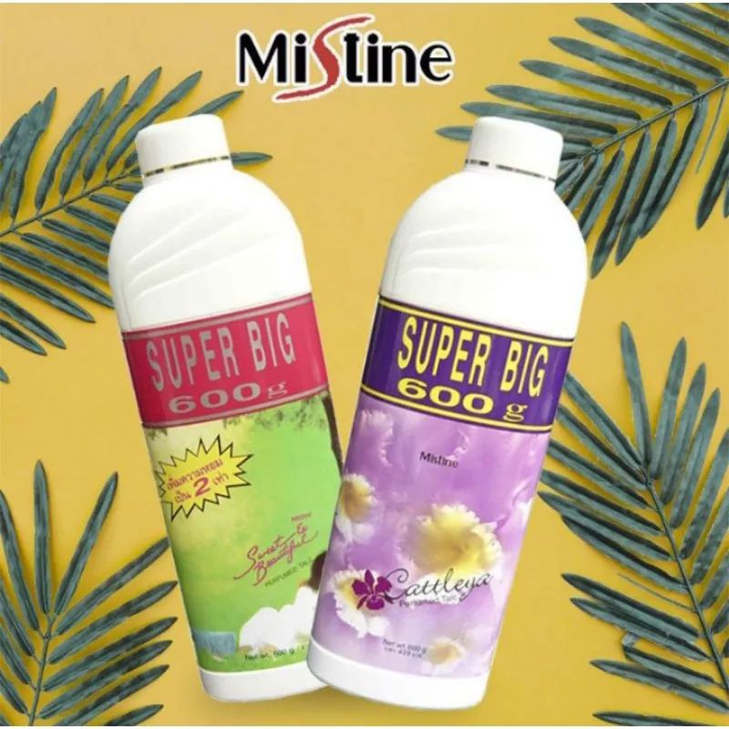 Mistine Super Big Perfumed Talc แป้งหอมโรยตัว 600g.มี 2 กลิ่นๆสวีททีน,กลิ่นแคทลียา กลิ่นหอมหวานสดชื่นน่าหลงใหล