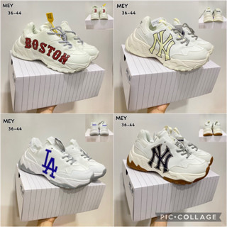 🎈ถูกที่สุด!!พร้อมส่ง New MLB BOSTON  รองเท้ากีฬารองเท้าอเนกประสงค์  สูง 6CM