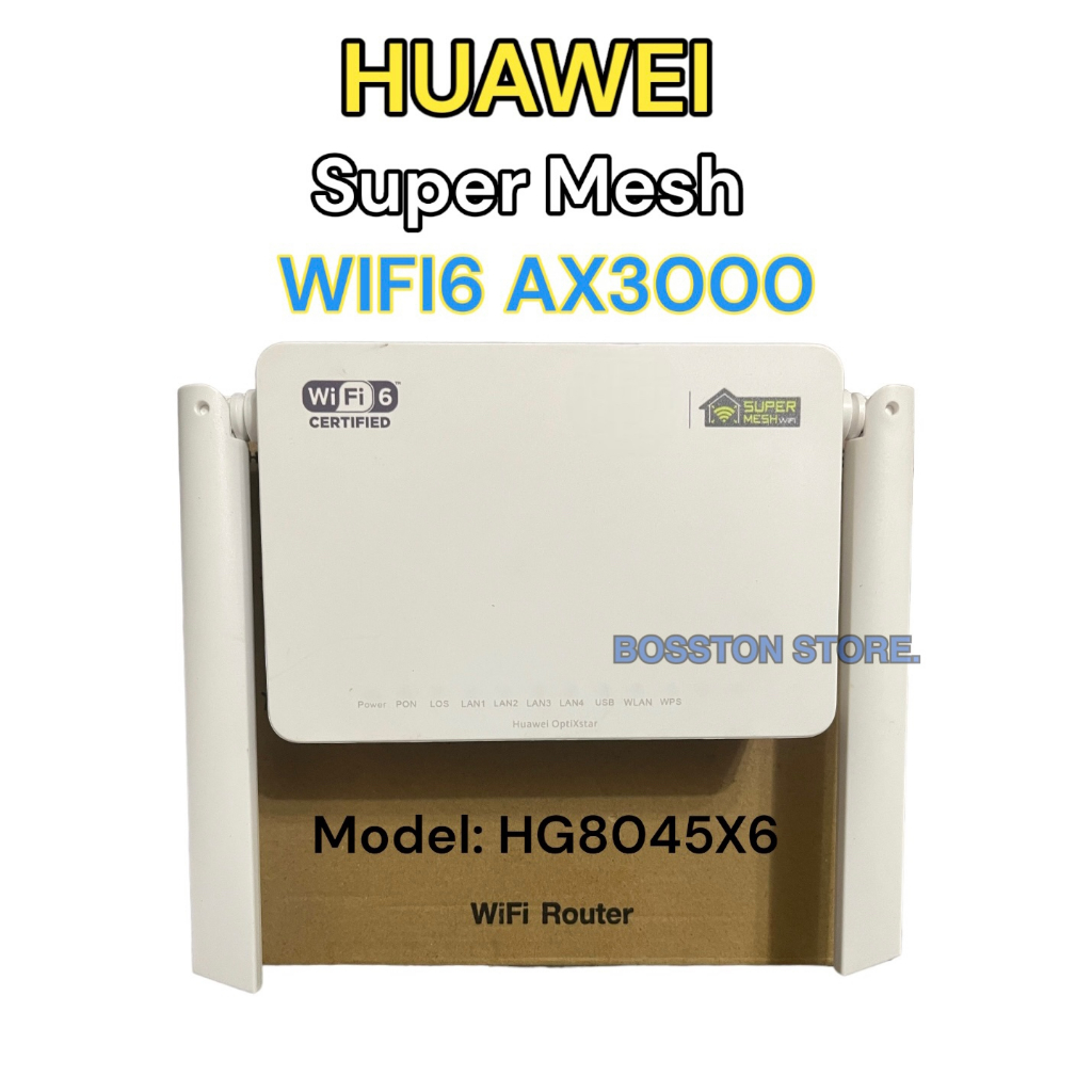 HUAWEI Optixstar HG8045X6 GPON Terminal Super Mesh WIFI6 AX3000 สินค้ามือ2 สภาพดี ใช้งานได้