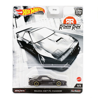 โมเดลรถเหล็ก Hot wheels MAZDA RX7 FC PANDEM 0/5 ชุด RONIN RUN HOTWHEELS PREMIUM