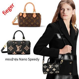 ใหม่ Louis Vuitton Classic LV Womens กระเป๋า กระเป๋ารุ่น Nano Speedy