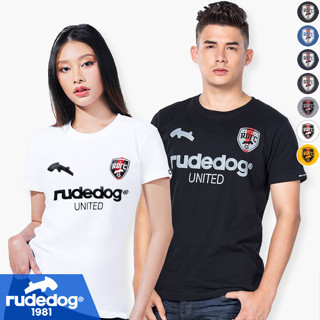 rudedog เสื้อยืดผู้ชาย เสื้อยืดผู้หญิง รุ่น United ของแท้ 100% รู้ดด็อก