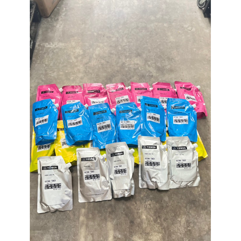 หมึกเติมXerox500กรัม(Y)เหลืองWorkctre WC 7525 7530 7535 7545 7556 Chip For Xerox 7830 7835 7845 7855 7970 EC7836 EC7856 