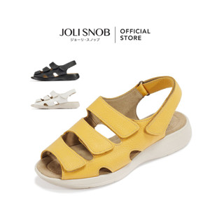 JOLI SNOB | Comfort Sandals รองเท้าแตะ 「 หนังแท้ 」 เพื่อสุขภาพ ใส่สบาย ผู้หญิง Made in Japan | SR-827