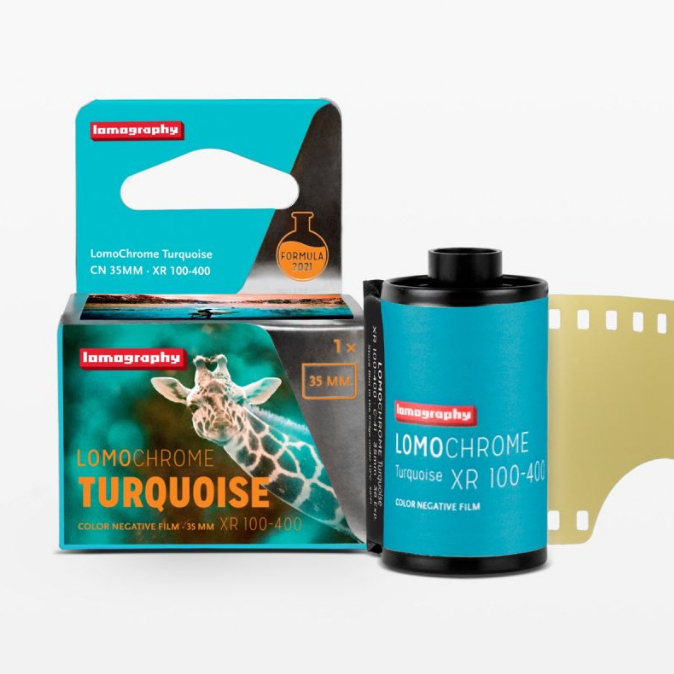 ฟิล์มสี LomoChrome Turquoise 35 มม. ISO 100–400 35mm 36exp lomo film ฟิล์ม