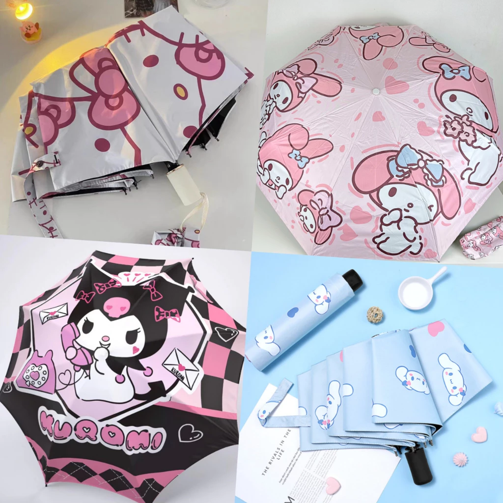 ร่มพับพกพา กันแดด กันUV ลายการ์ตูน Umbrella | Bluerubystore
