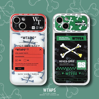 🎁ส่งของขวัญ🎁เคสไอโฟนเท่ WTAPS แฟชั่น เคสไอโฟน 14Pro max เย็น เคส for iPhone 14 13 12 11 12Pro 13Pro max case 2 ใน 1