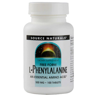 แอล-ฟีนิลอะลานีน Source Naturals, L-Phenylalanine, 500 mg, 100 Tablets