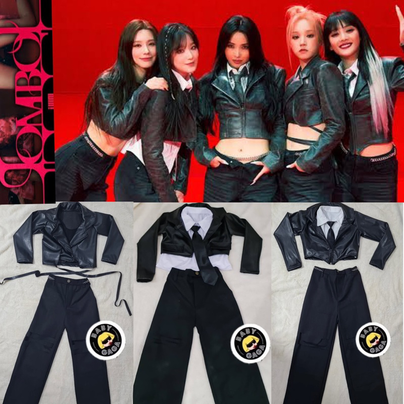 BABYGAGA🖤🤍 Yuqi Miyeon Minnie Soyeon Shuhua (G)I-dle Kpop ชุดgidle เต้น โคฟ ✂️ รับตัดชุด G Idle Gidl