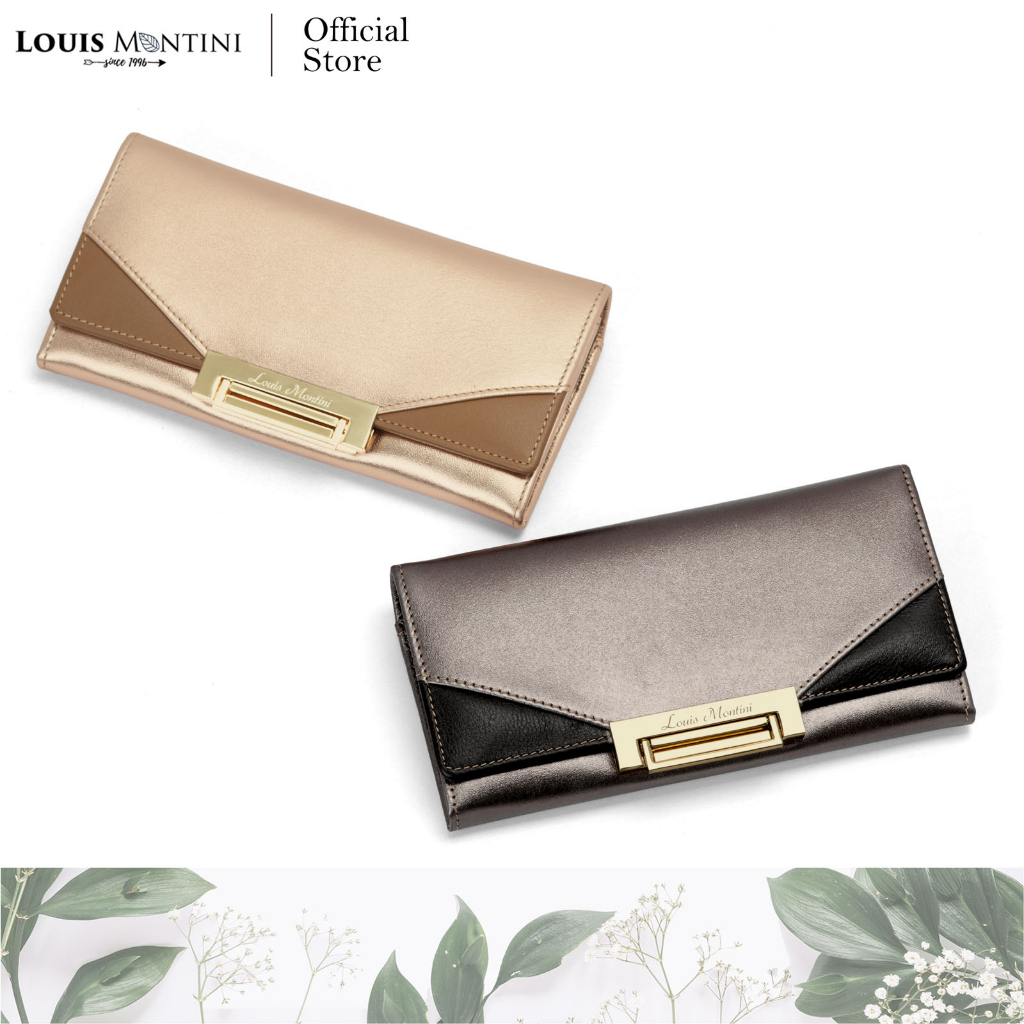 Louis Montini (Luxury Design) กระเป๋าสตางค์ผู้หญิง กระเป๋าเงินผู้หญิง Women's wallet WL23