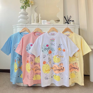 ◕◡◕ LAB SILK ◕◡◕ เสื้อยืด Oversize สกรีนลาย Belle Dream 🎪 ใส่ง่ายลายน่ารักสุดดดๆ &gt;&lt;