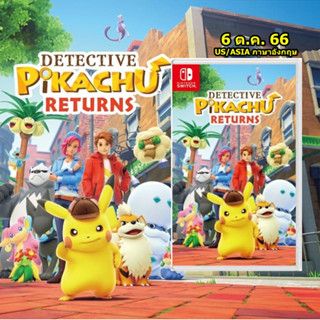 (ใส่โค้ด shopee : 10DDXSEPW3 ลด 10%) Pre-Order NSW Detective Pikachu Returnsปก US/ASIA ภาษาอังกฤษ