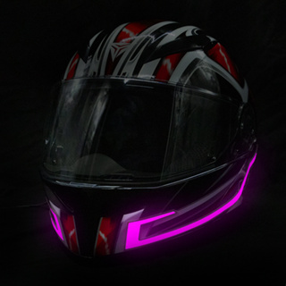 ไฟ LED หมวกกันน็อค Helmet light motorcycle LED Helmet หลากสีกลายเป็นคนที่ตื่นตาที่สุดบนท้องถนน