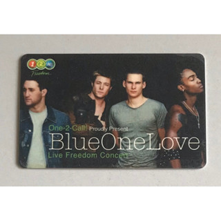 บัตรแข็งคอนเสิร์ต “Blue One Love Live Freedom Concert 2003” ของสะสม(ใช้เข้าคอนเสิร์ตไม่ได้) ของหายาก ราคา 499 บาท