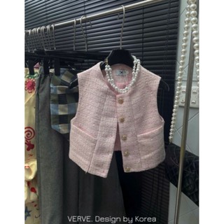 🇰🇷 KOREA TWEED VEST TOP