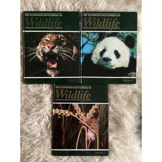 หนังสือThe illustrated encyclopedia of wildlife VOL1,2,5
