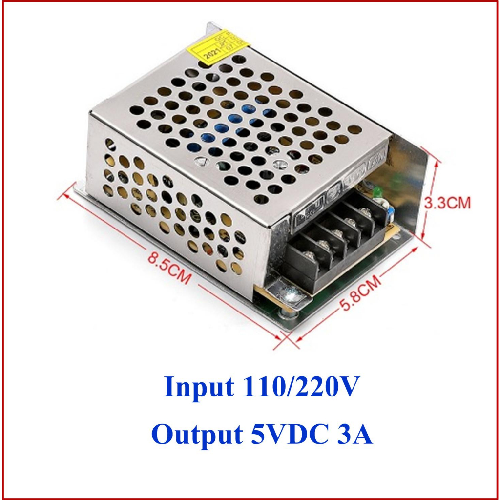 Switching Power Supply 5V, 12V, 24V สวิตชิ่งเพาเวอร์ซัพพลาย Output 5Vdc, 12Vdc, 24Vdc