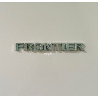 โลโก้ FRONTIER ขนาด 17.5cm.x2cm. NISSAN NAVARA 1990-2017