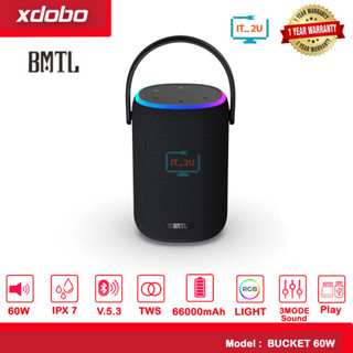 Xdobo BMTL Bucket Bluetooth Speaker 60W IPX7 ลำโพงบลูทูธ